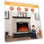 Thumbnail Electric Fireplace with Mantel — Electric Heating Solutions, BOSSIN