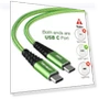 Thumbnail Fast Charging USB C Cable 4-Pack — USB, Bynccea