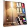 Thumbnail Modern LED Floor Lamp with Remote Control — Standing Lights, Qaubauyt