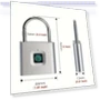 Mini Smart Fingerprint Padlock — Luggage Locks, Stone Home