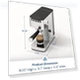 Thumbnail 9 Bar Espresso Machine with Steam Frother — Coffee & Espresso Combos, COWSAR