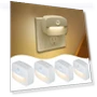Thumbnail Motion Sensor Night Light Plug in 4 Pack — Night Lights, Sossi