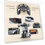 Thumbnail Transform Robot RC Cars with Flashing Light — Remote Control Cars, KKM