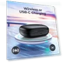 Thumbnail Wireless Earbuds with ANC and Wireless Charging — In-Ear Headphones, OFNEX