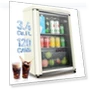 Thumbnail Retro Beverage Refrigerator with Tempered Glass Door — Drink Coolers, Anypro