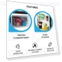 Thumbnail Compact Refrigerator with Freezer — Mini Fridges, Koolatron