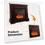 Thumbnail Electric Fireplace with Mantel — Electric Heating Solutions, GOFLAME