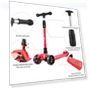 Thumbnail Kick Scooter with Light-Up Wheels — Push Scooters, Allek
