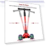 Thumbnail Kick Scooter with Light-Up Wheels — Push Scooters, Allek