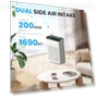 Thumbnail Large Room Air Purifier with Smart WiFi — Activated Carbon Air Purifiers, FLANUR