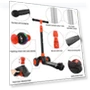 Thumbnail Lean 'N Glide 3-Wheeled Push Scooter — Push Scooters, Allek
