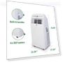 Thumbnail Portable Air Conditioner with Heater — Air Moisture Control, Uhome