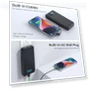 Thumbnail Portable Charger with Built-in Cables & AC Wall Plug — Chargers, AONIMI