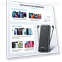 Thumbnail Portable Charger with Built-in Cables & AC Wall Plug — Chargers, AONIMI
