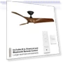 Thumbnail Smart Indoor and Outdoor Ceiling Fan with LED Light Kit — Ceiling Fan Lighting Solutions, Modern Forms