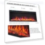 Thumbnail Smart Wall Mount & in Wall Recessed Electric Fireplace Insert — Electric Heating Solutions, LegendFlame