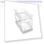 Thumbnail 2 Tier Organizer — Storage Solutions, madesmart