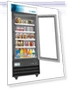 Thumbnail Commercial Glass 1 Door Display Refrigerator Merchandiser — Drink Coolers, KoolMore
