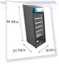 Thumbnail Commercial Glass 1 Door Display Refrigerator Merchandiser — Drink Coolers, KoolMore