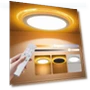Thumbnail Flush Mount LED Ceiling Light with Nightlight — Overhead Lighting, Aphyni
