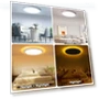 Thumbnail Flush Mount LED Ceiling Light with Nightlight — Overhead Lighting, Aphyni