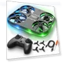 Thumbnail Mini Drone Helicopter with LED Lights — Drones, Syma