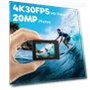 Thumbnail 4K WiFi Action Camera — Wearable Cameras, AKASO