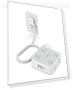 Thumbnail Flat Plug Power Strip Surge Protector — Power Solutions & Surge Protection, TESSAN