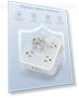 Thumbnail Flat Plug Power Strip Surge Protector — Power Solutions & Surge Protection, TESSAN