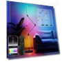 Thumbnail Foldable Corner Floor Lamp with Remote — Standing Lights, AUDERWIN