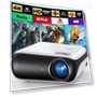 Thumbnail Full HD Portable Outdoor Movie Projector — Home Theater Projectors, HAPPRUN