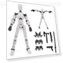 Thumbnail Multi-Jointed Movable Robot Action Figure — Dolls & Figures, Dumwick