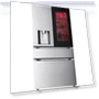 Thumbnail 29 Cu. Ft. Stainless 4-Door Counter-Depth French Door Smart Refrigerator — Mini Fridges, LG
