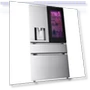 Thumbnail 29 Cu. Ft. Stainless 4-Door Counter-Depth French Door Smart Refrigerator — Mini Fridges, LG