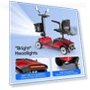 Thumbnail Compact 4 Wheel Mobility Scooter — Electric Self-Balancing Scooters, VERPAL