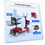 Thumbnail Compact 4 Wheel Mobility Scooter — Electric Self-Balancing Scooters, VERPAL