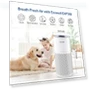 Thumbnail Large Room Air Purifier with Air Quality Sensor — Activated Carbon Air Purifiers, ECOWELL