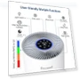 Thumbnail Large Room Air Purifier with Air Quality Sensor — Activated Carbon Air Purifiers, ECOWELL