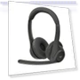 Thumbnail Wireless Bluetooth Headset with Noise-Canceling Microphone — Headsets, Logitech