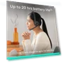 Thumbnail Wireless Bluetooth Headset with Noise-Canceling Microphone — Headsets, Logitech