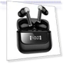 Bluetooth 5.4 Wireless Earbuds with LED Display — Wireless Headsets for Powersports, Junmaocun