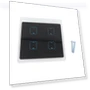 4-Key Smart WiFi Touch Light Switch — Dimmer Switches, KONNWEI