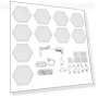 Hexagon LED Wall Lights — Wall Lighting, KONNWEI