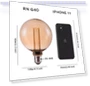 Thumbnail Decorative Round LED Light Bulb — Incandescent, Harwez