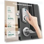 Thumbnail Keyless Entry Door Lock with Handle — Padlocks & Hasps, AkaGear