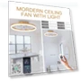 Thumbnail Modern Gold Ceiling Fan with Lights — Ceiling Fan Lighting Solutions, STERREN