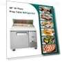 Thumbnail Commercial Pizza-Sandwich Prep Table Refrigerator — Drink Coolers, ORIKOOL