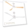 Thumbnail Smart 3-Blade Ceiling Fan with LED Light Kit — Ceiling Fan Lighting Solutions, East Grove Home