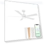 Thumbnail Smart 5-Blade Ceiling Fan with LED Light Kit — Ceiling Fan Lighting Solutions, East Grove Home