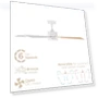 Thumbnail Smart 5-Blade Ceiling Fan with LED Light Kit — Ceiling Fan Lighting Solutions, East Grove Home